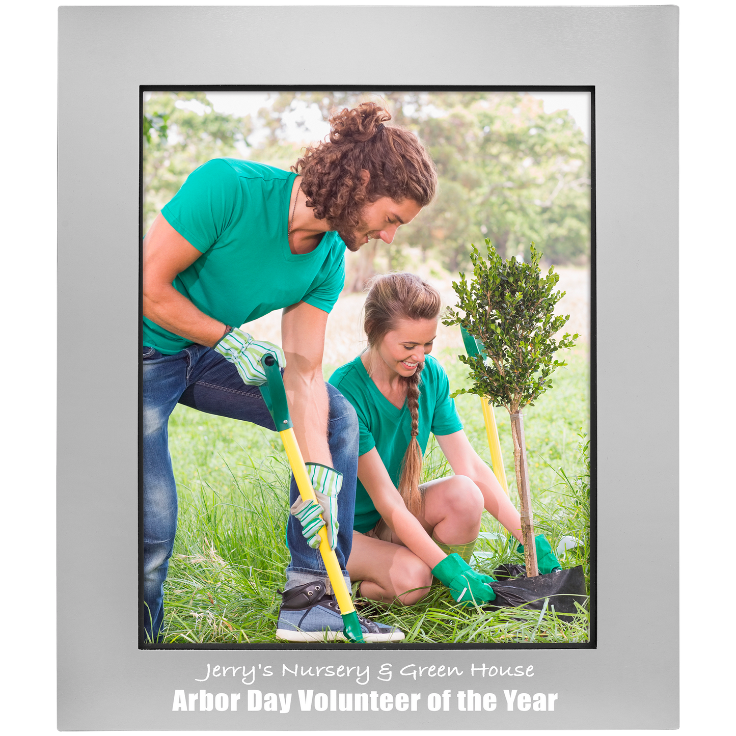 8" x 10" Gray Aluminum Photo Frame