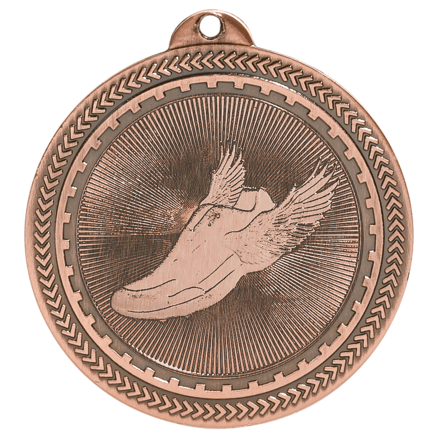 2" Track Laserable BriteLazer Medal laser engravable medal