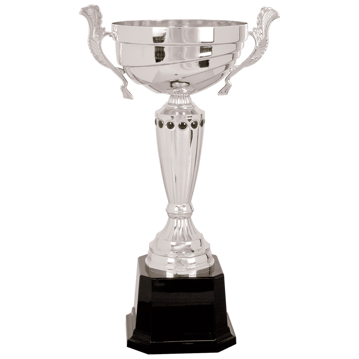 15 1/2" Completed Metal Cup Trophy on Plastic Base laser engravable cup trophy