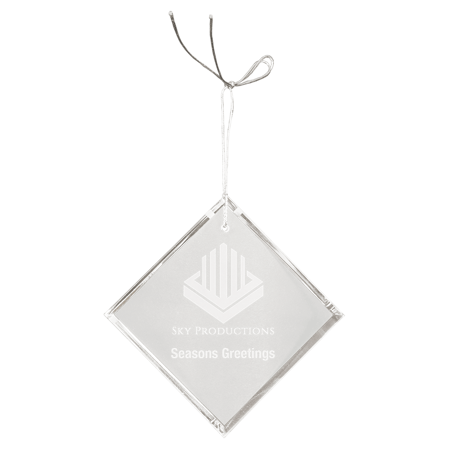 3" Crystal Diamond Ornament crystal award laser engravable