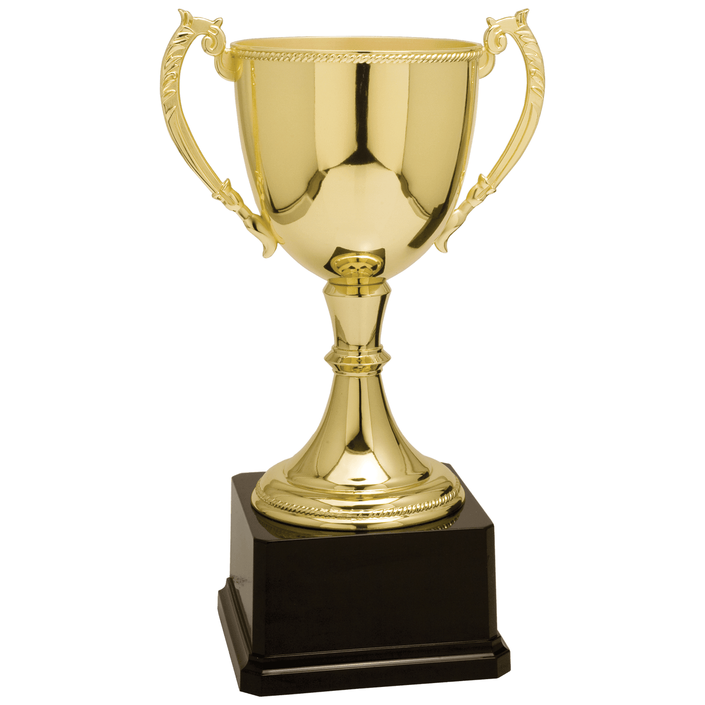 Gold 12 3/4" Completed Zinc Cup Trophy