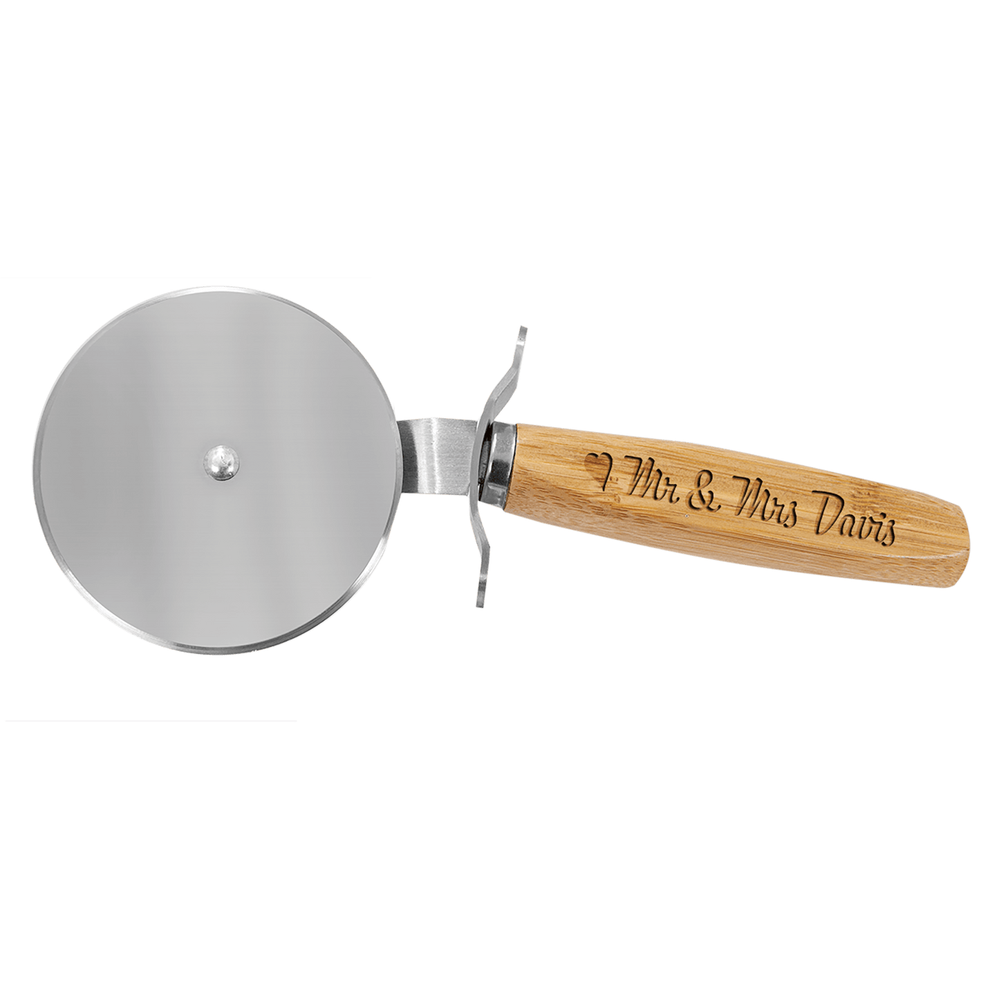 9 1/4" Bamboo Pizza Cutter