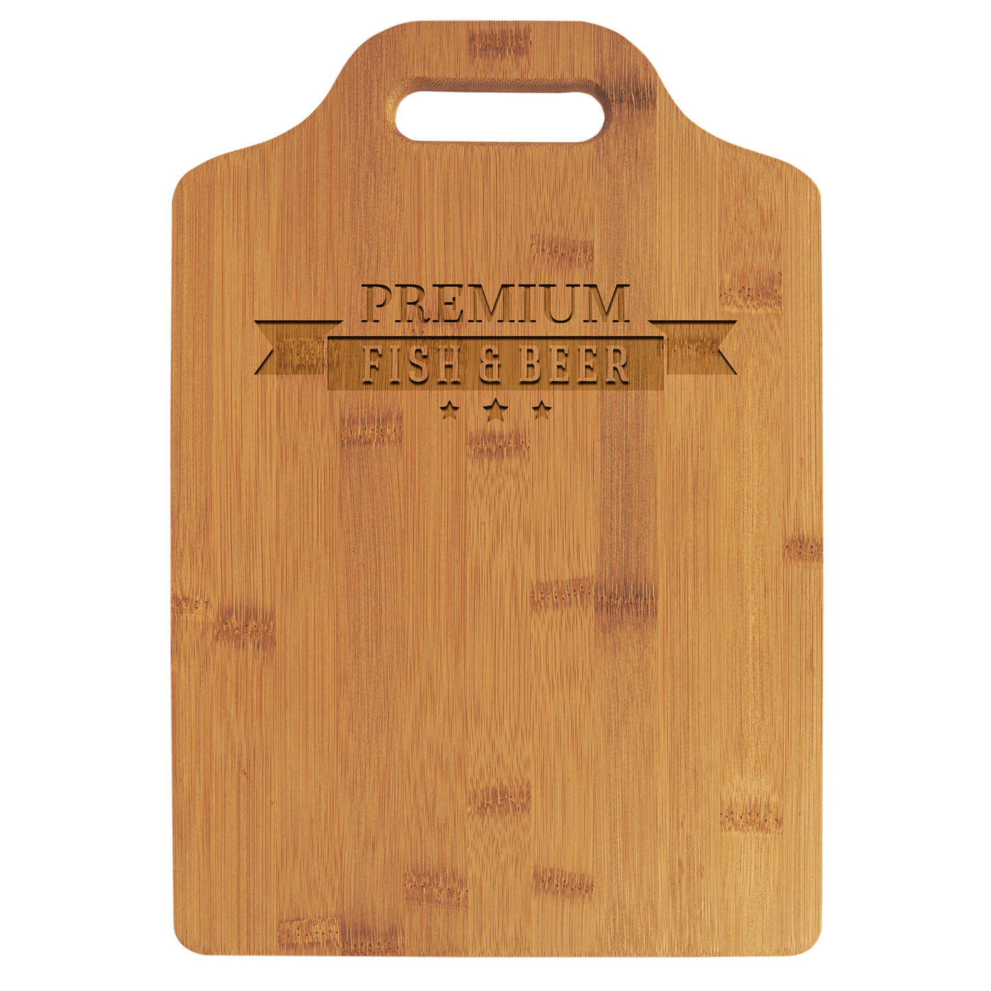 13" x 9" Bamboo Cutting Board with Handle