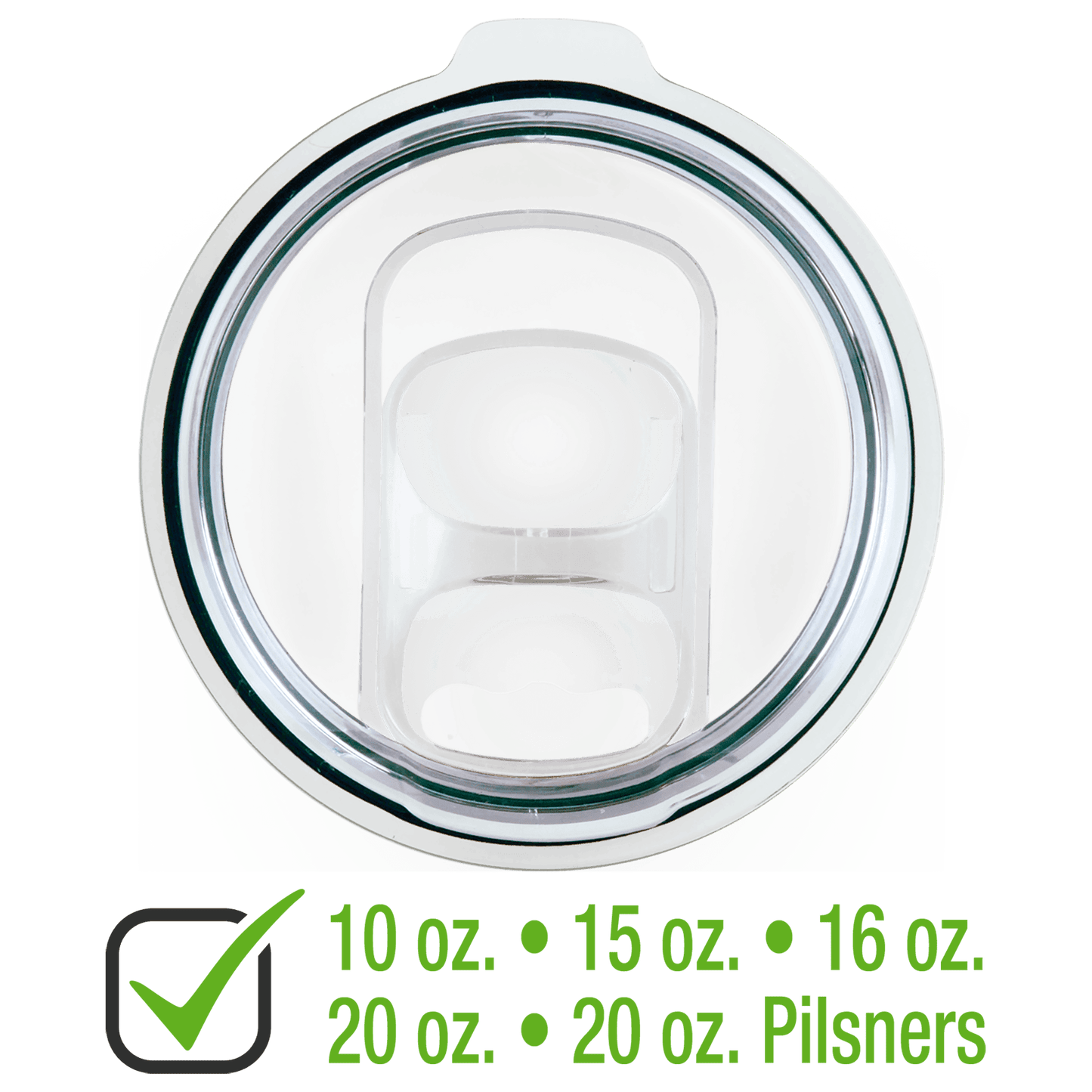 Slider Lid for 10, 15, 16, 20, Polar Camel Tumblers or 20 oz. Pilsners