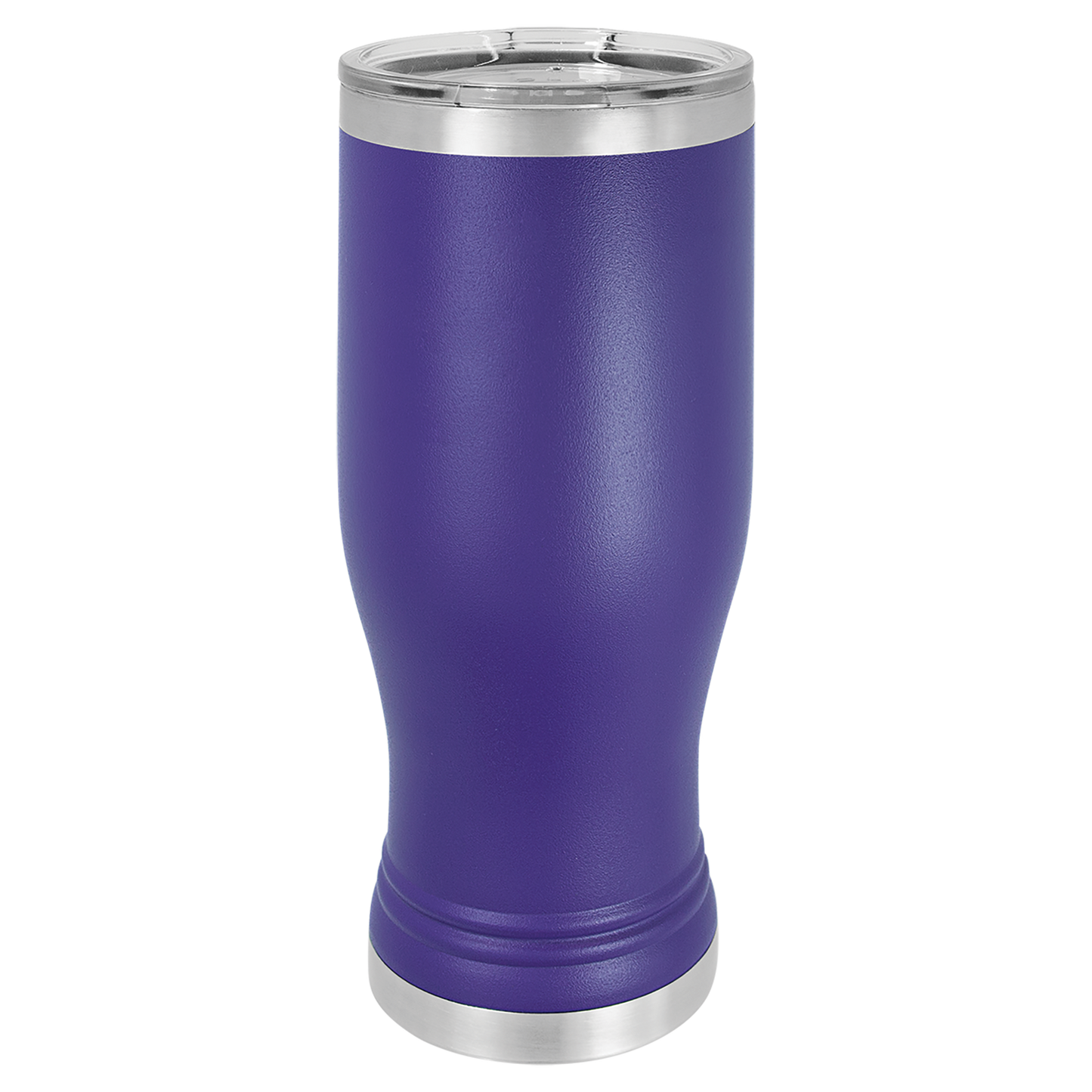 Polar Camel Purple 20 oz. Pilsner with Clear Lid