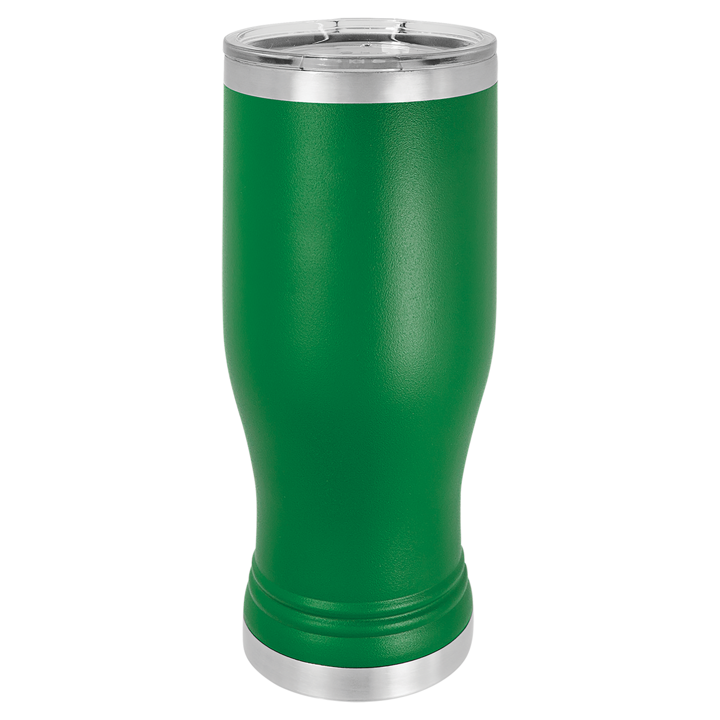 Polar Camel Green 20 oz. Pilsner with Clear Lid