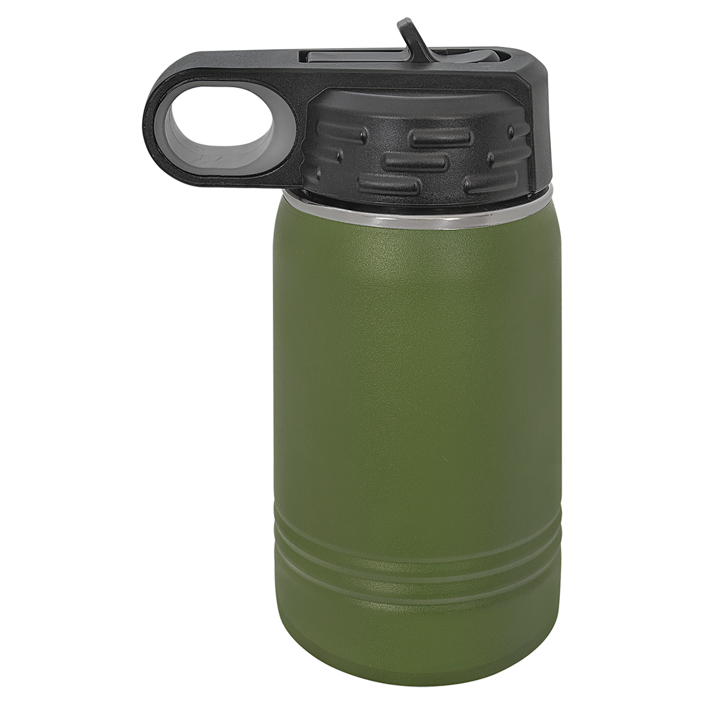 Polar Camel 12 oz. Olive Green Water Bottle