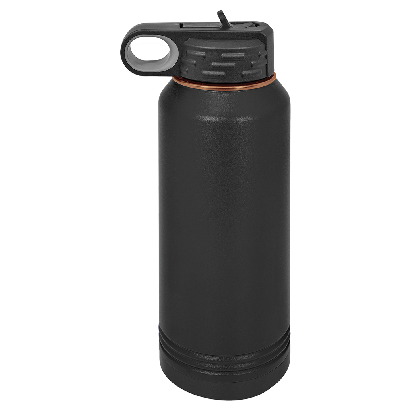 Polar Camel 32 oz. Black/Rose Gold ION-Plated Water Bottle