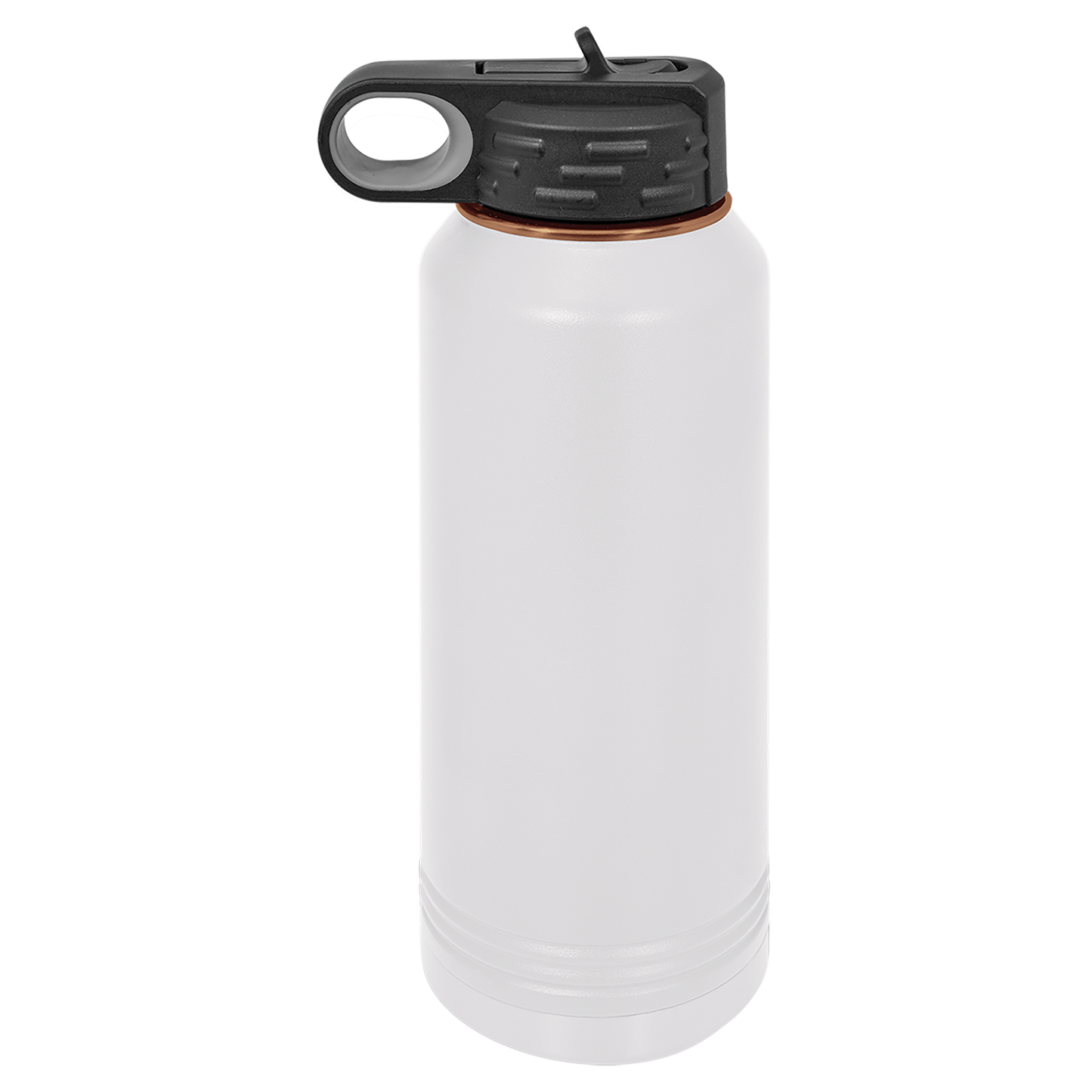 Polar Camel 32 oz. White/Rose Gold ION-Plated Water Bottle