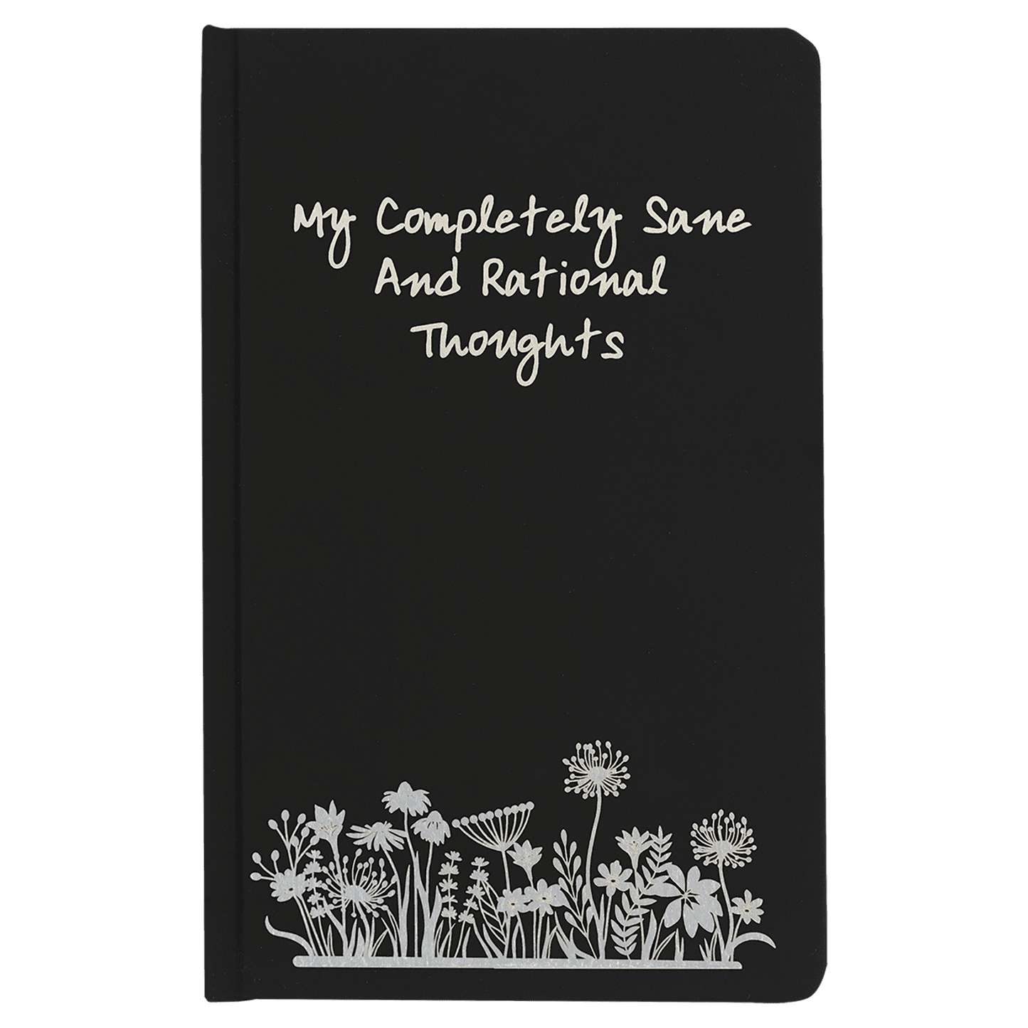 5 1/4" x 8 1/4" Black LazerBurst Journal