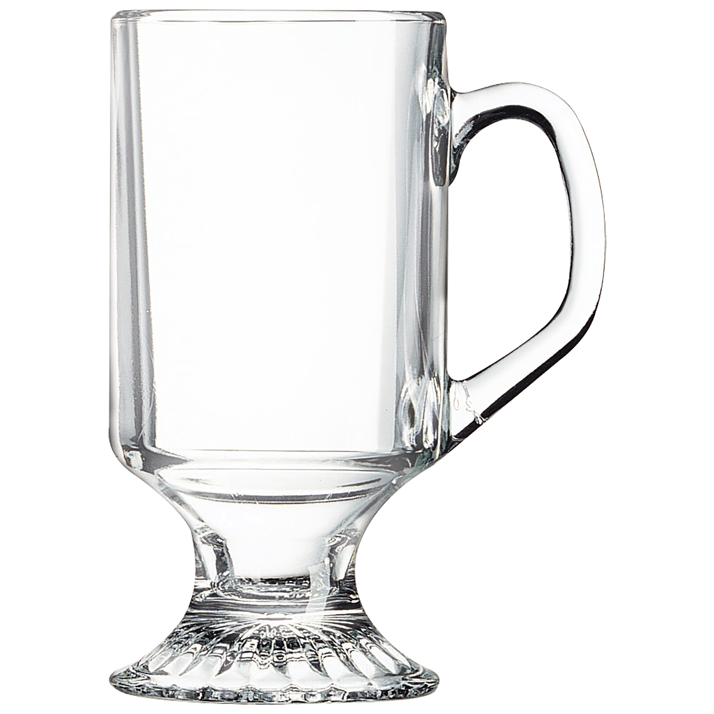 10 oz. Clear Footed Coffee Mug