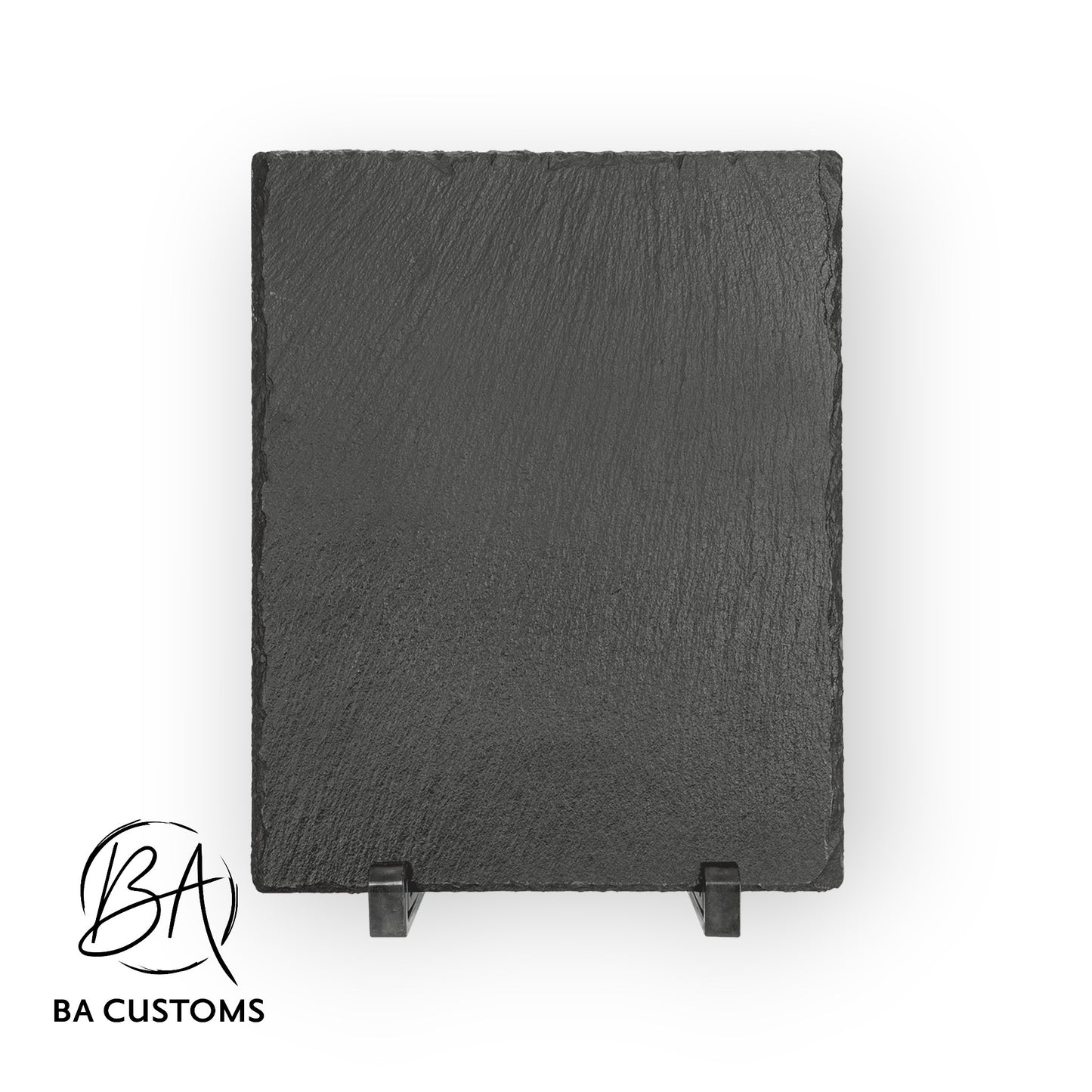 "I love you, baby with wings" Slate Sign with Plastic Feet