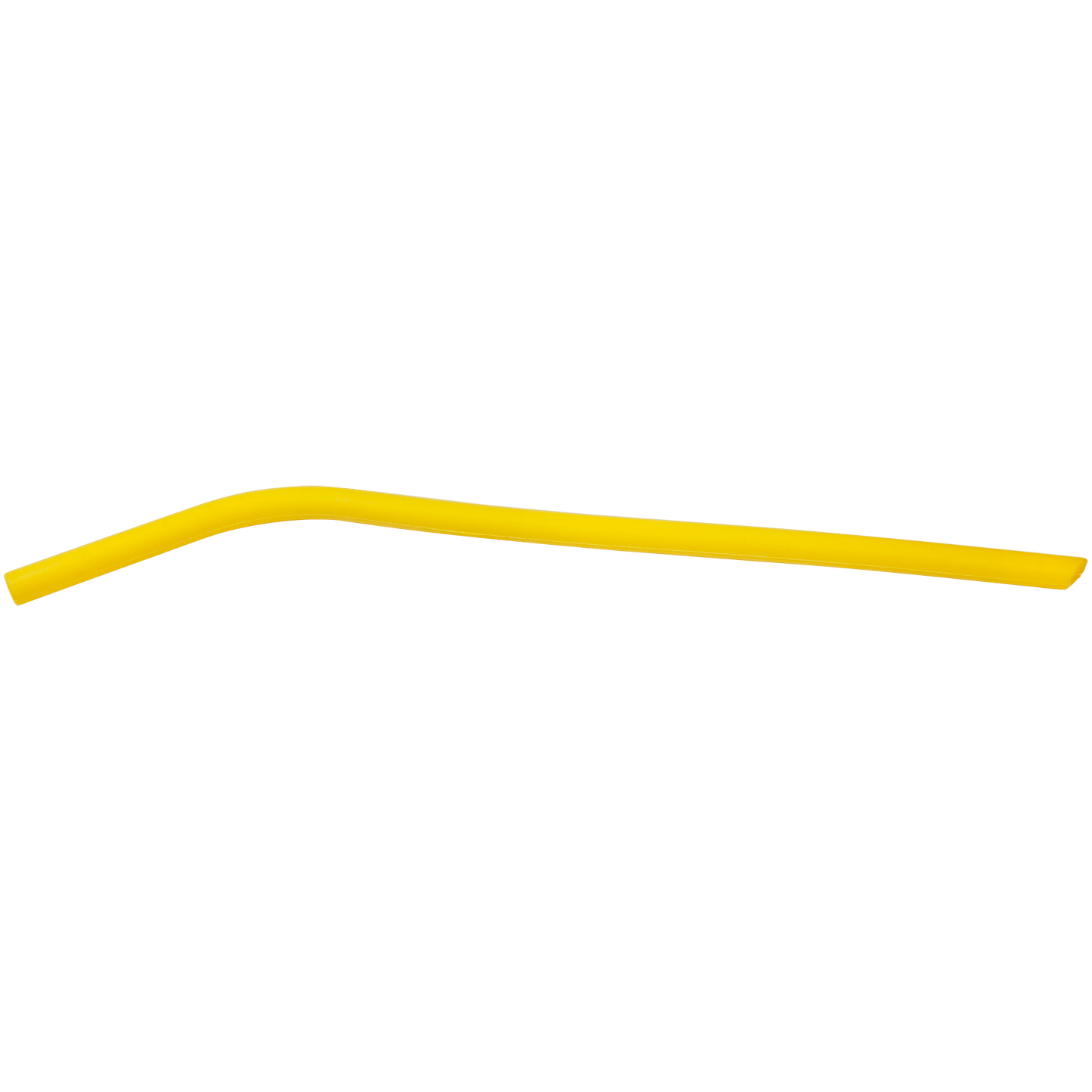 10 inch small blue silicone reusable straw, 5/16 inch diameter for standard tumbler drinks
