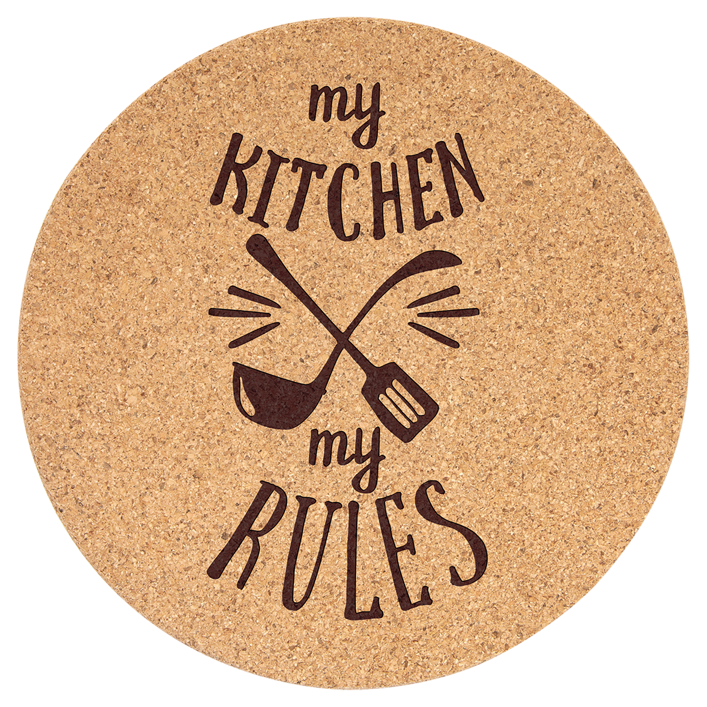 7 1/2" Round Cork Trivet