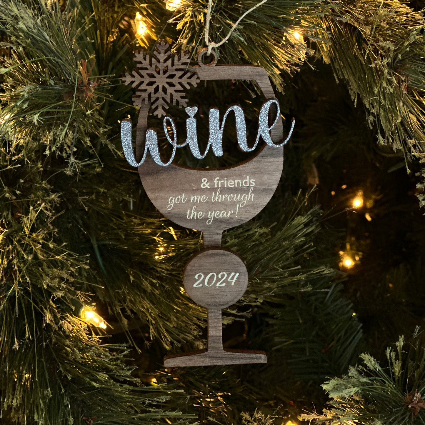 Wine 2024 Ornament