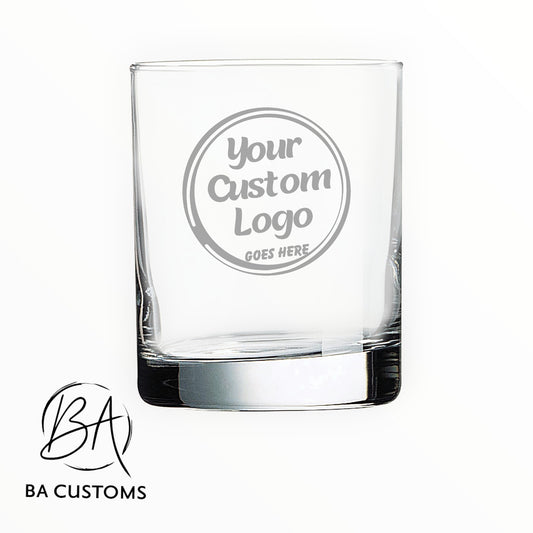 Personalized 10.5 oz On The Rocks Glass