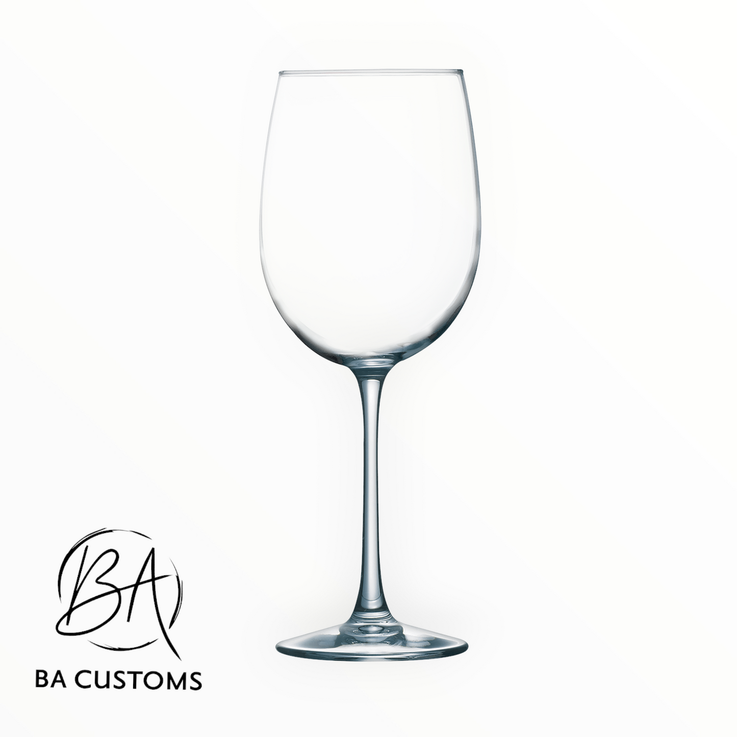 Personalized 19 oz Wine Glass