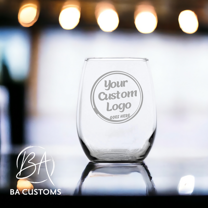 Personalized 20 oz Wine Glass