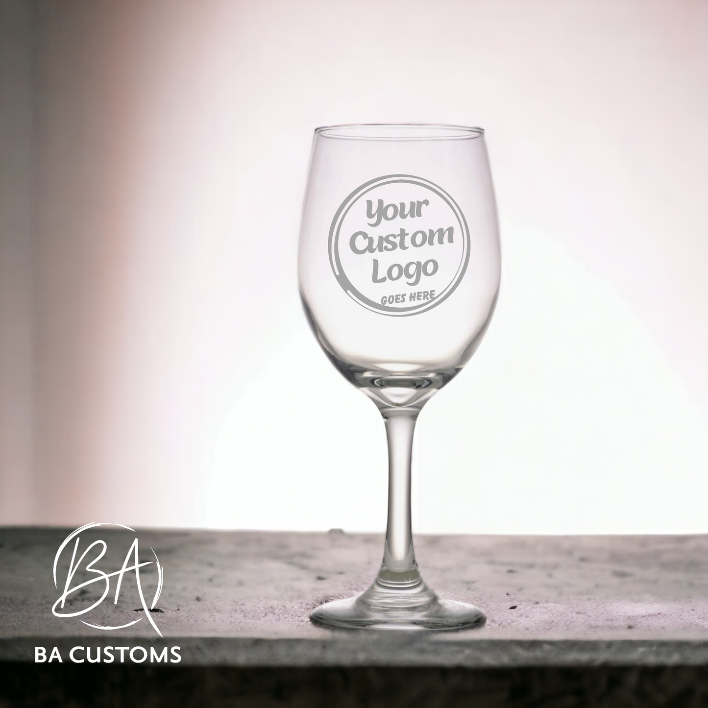 Personalized 20 oz Wine Glass