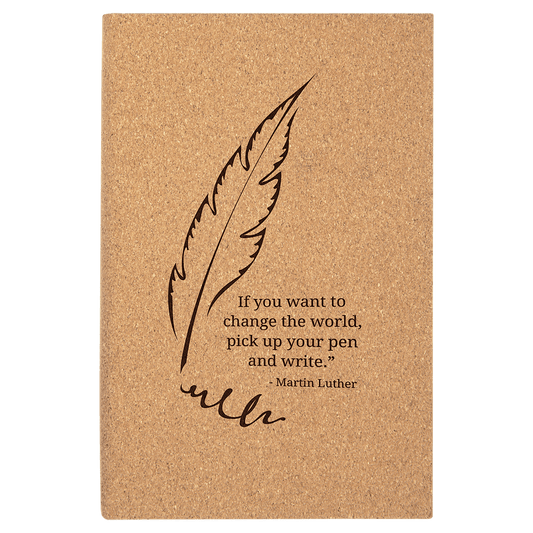 Personalized Leather Journal Pad