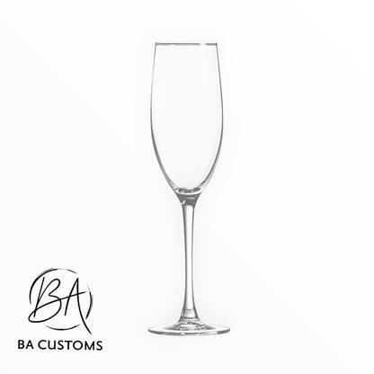 Personalized 8 oz Champagne Flute