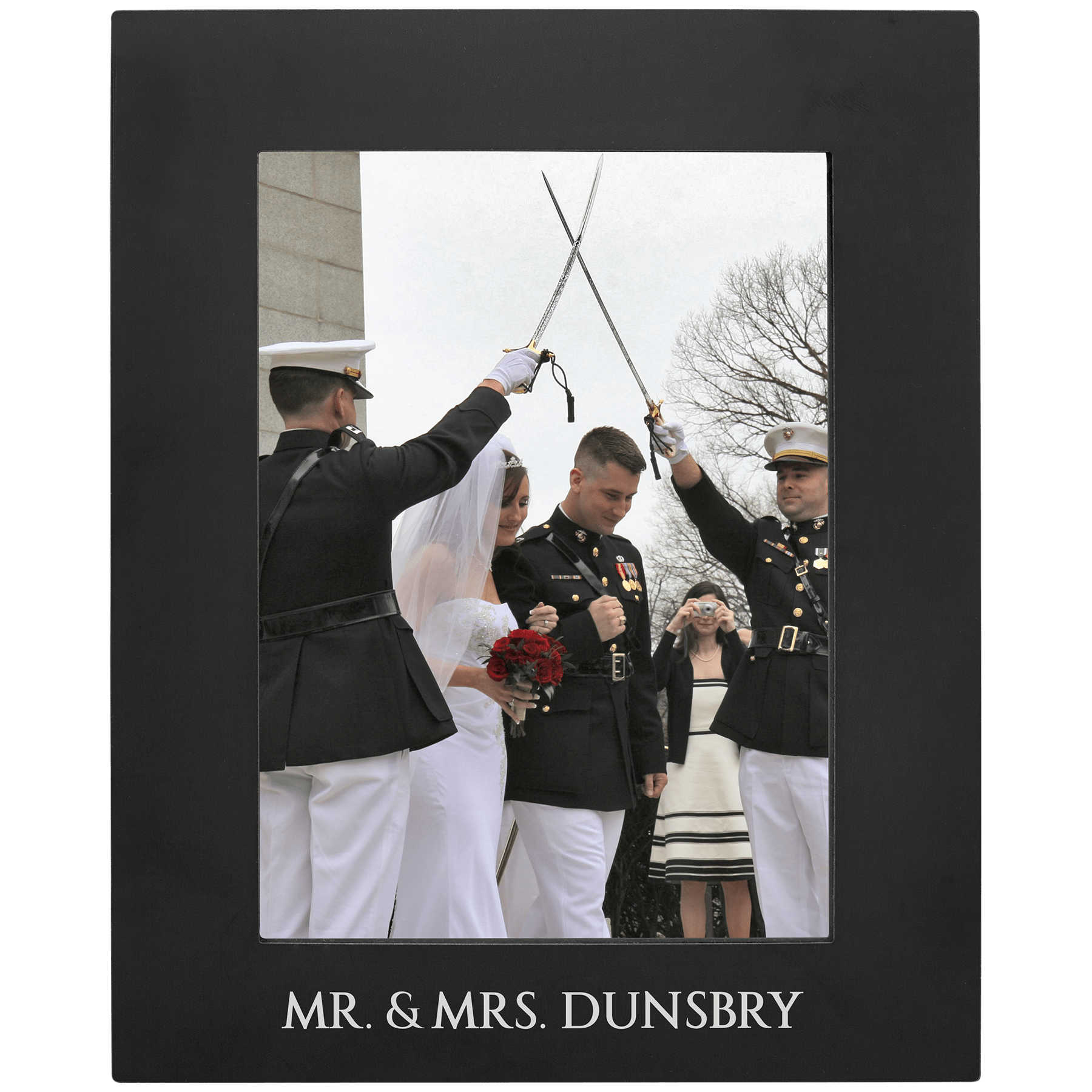 5" x 7" Aluminum Photo Frame laser engravable
