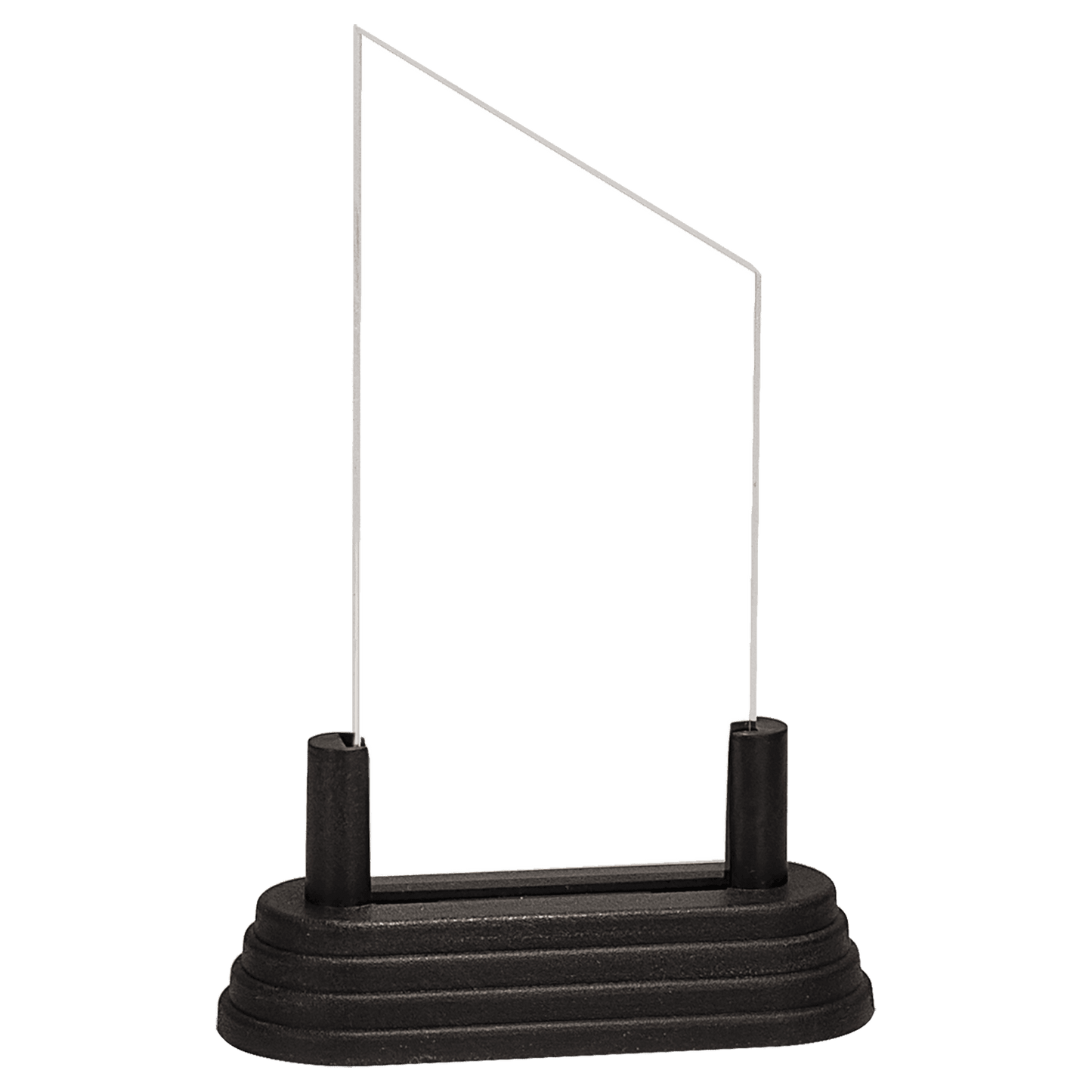 Clear Small Peak Acrylic with Base