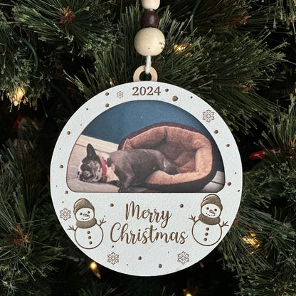 Personalize Picture Insert Ornament