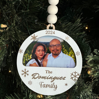 Personalize Picture Insert Ornament