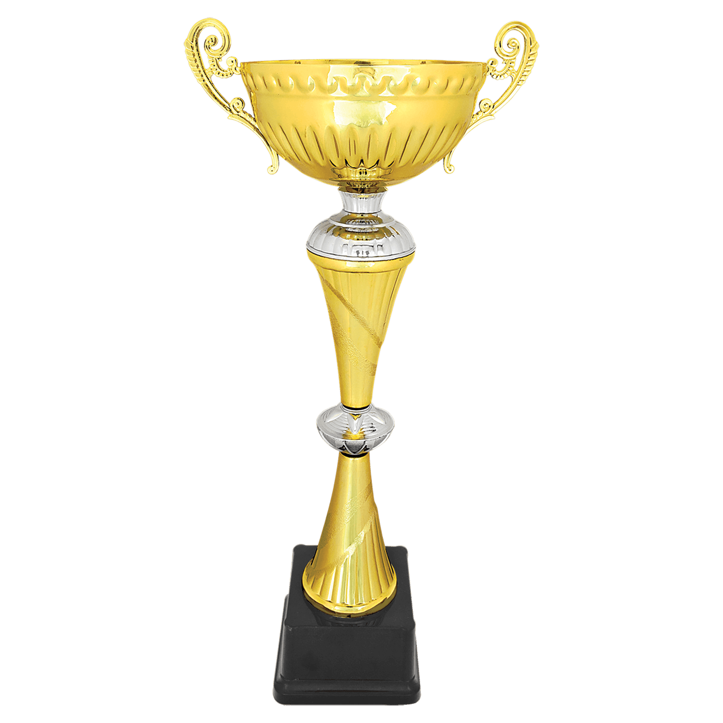 18 3/4" Gold/Silver Completed Metal Cup Trophy