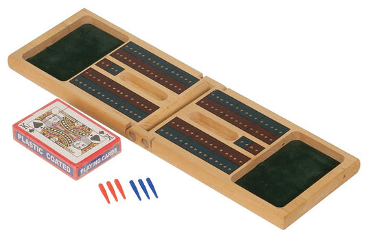 Wood Cribbage Game Gift Set laser engravable