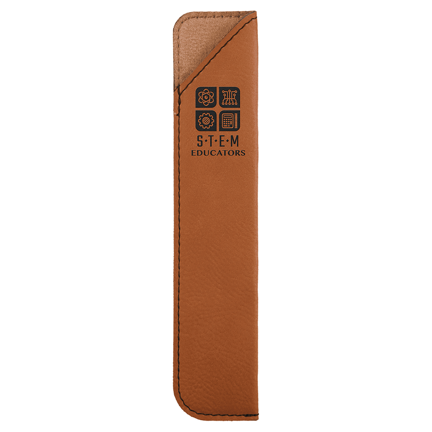 Rawhide 6 1/4" laser engravable leatherette pen sleeve personalized gift