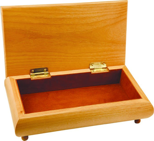 10 1/2" x 6 " Red Alder Gift Box laser engravable