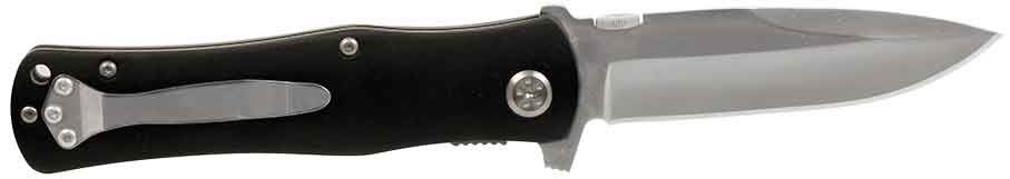 Black Handle Knife laser engravable