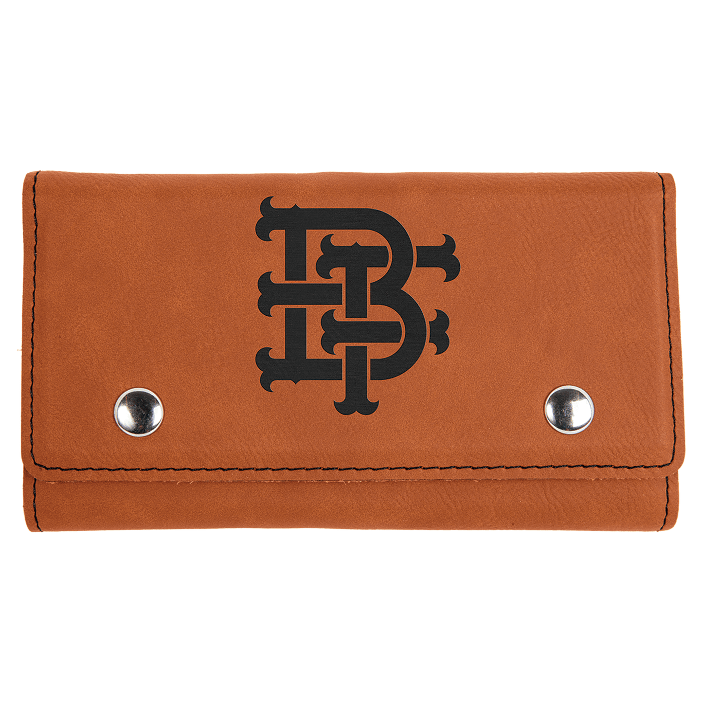 Rawhide " laser engravable leatherette card & dice set personalized gift