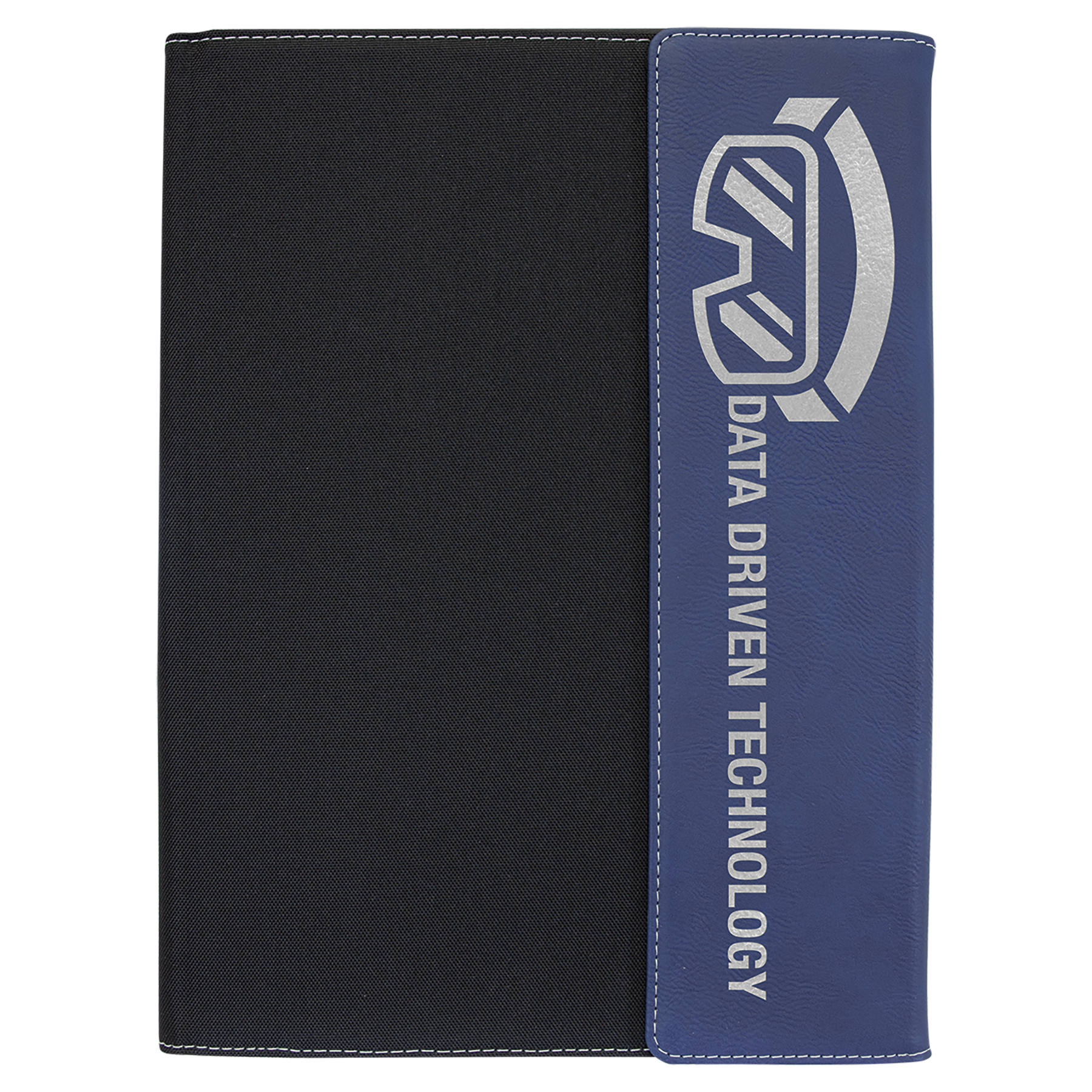 9 1/2"x12" laser engravable leatherette portfolio notepad professional gift