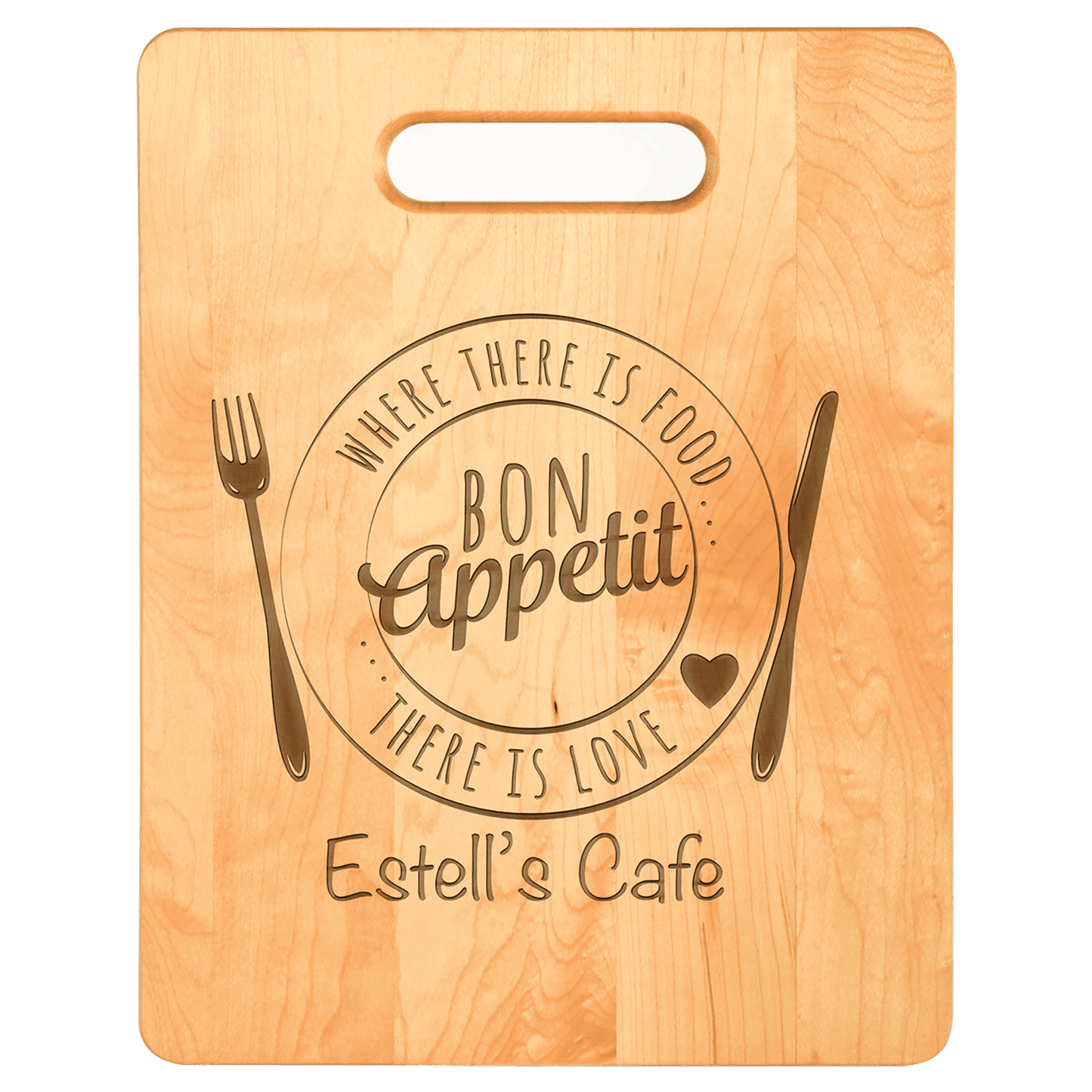 11 1/2" x 8 3/4" Maple Cutting Board