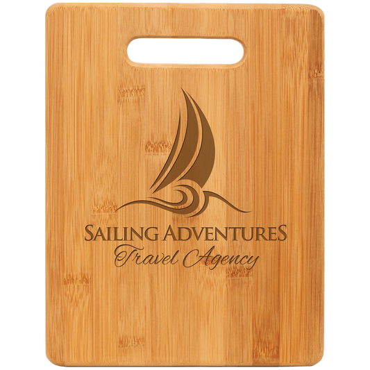 11 1/2" x 8 3/4" Bamboo Rectangle Cutting Board