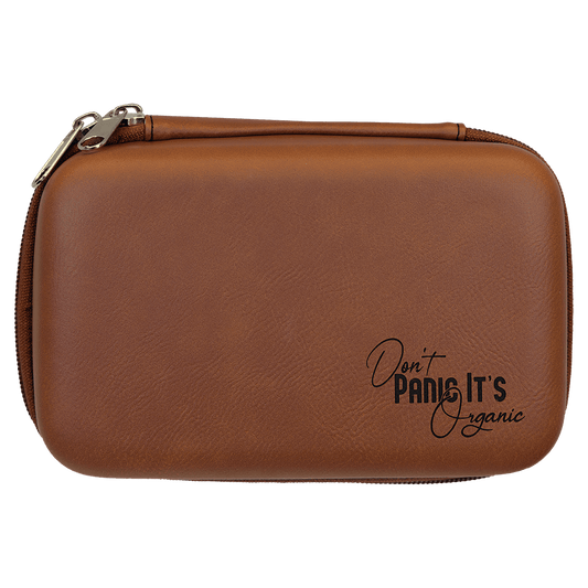Rawhide 7" x 4" x 2 1/2" laser engravable leatherette smoke case personalized gift