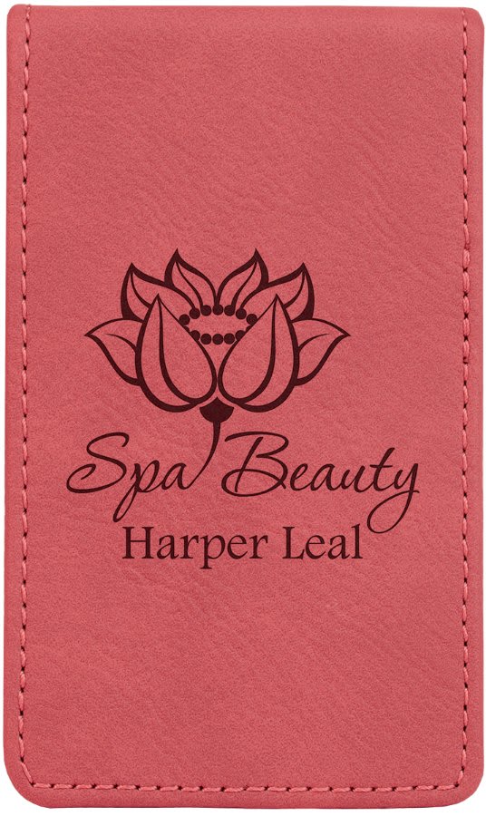 7-Piece Pink Laserable Leatherette Manicure Gift Set