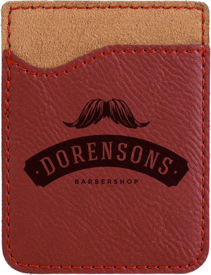 Rose Laserable Leatherette Phone Wallet