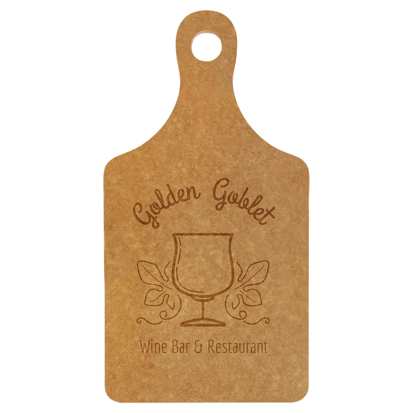 13 1/2" x 7" Eco Paddle Shaped Cutting Board