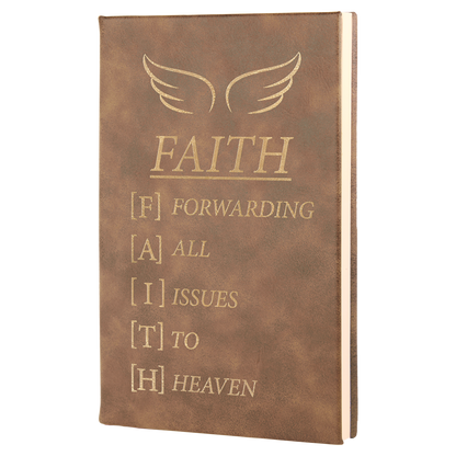 Personalized Leather Journal Pad