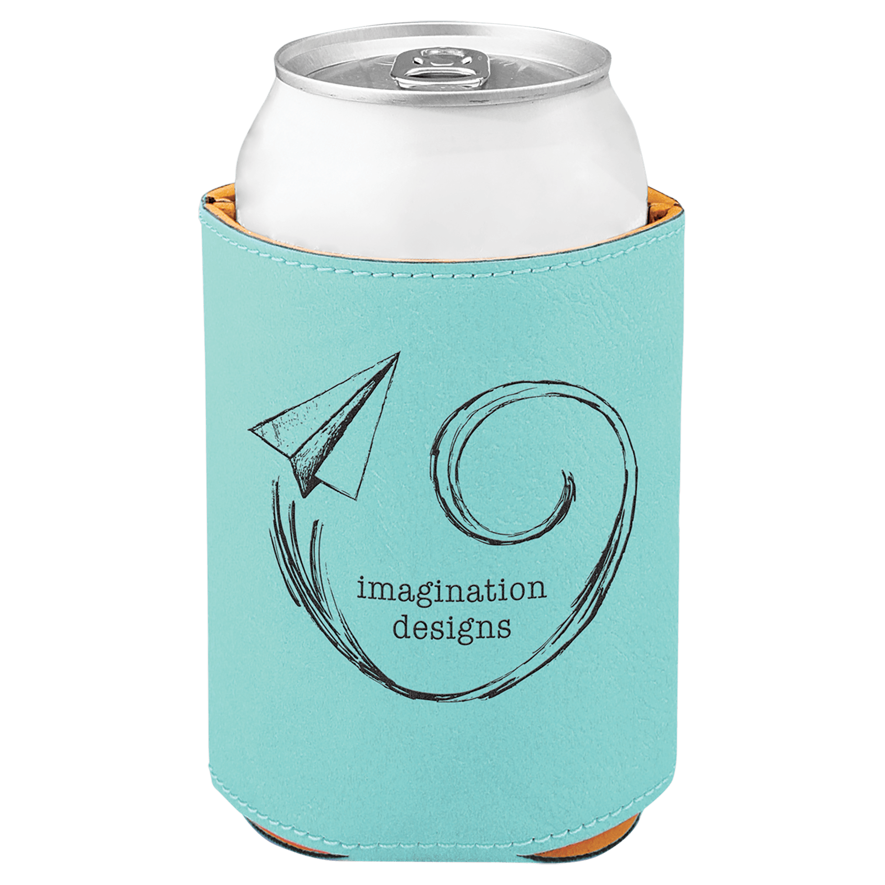 Teal Beverage Holder laser engravable