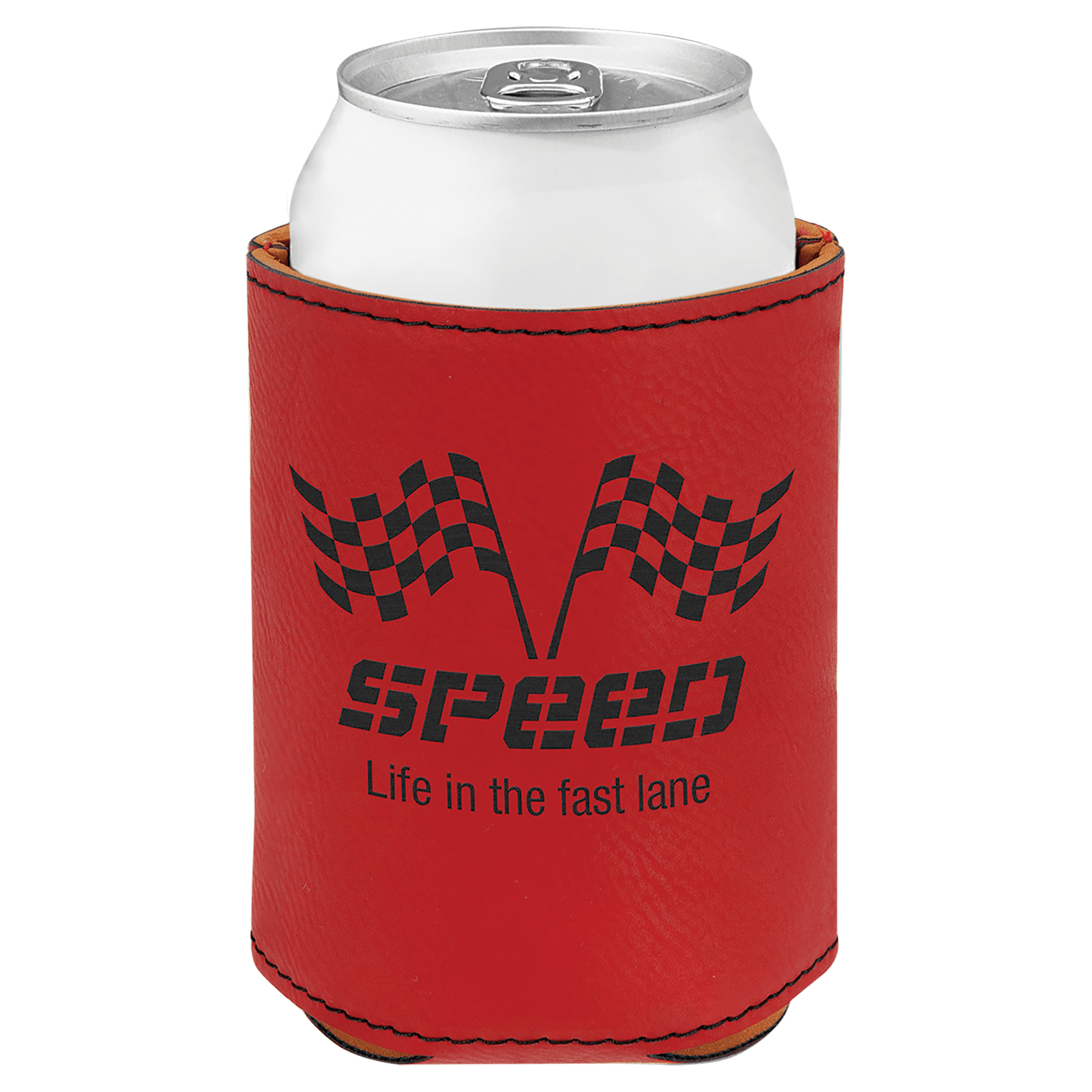 Red Beverage Holder laser engravable