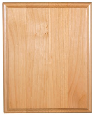 10 1/2" x 13" Genuine Red Alder Plaque laser engravable