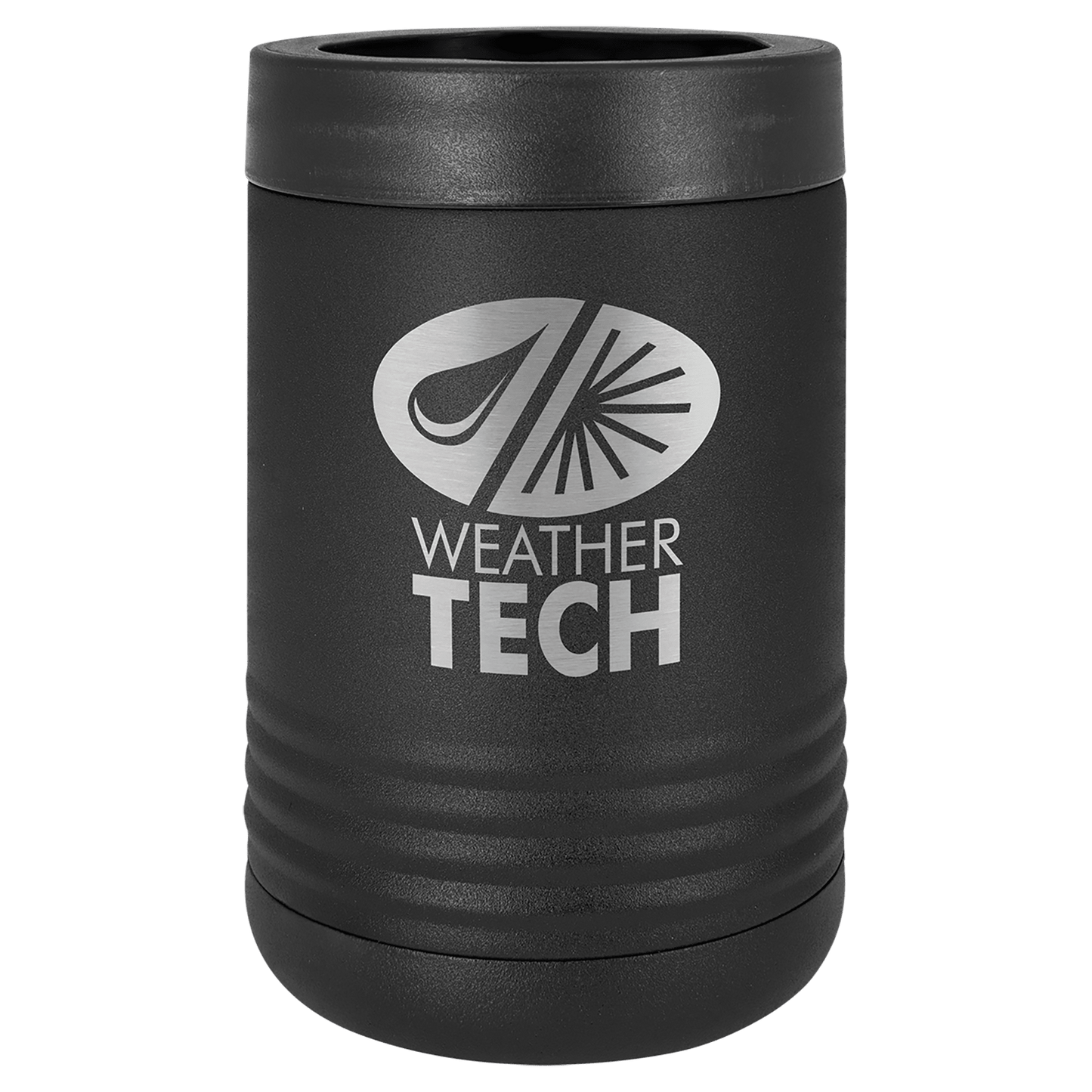 Personalized stainless steel vacuum insulated can and bottle holder with custom engraved name or design