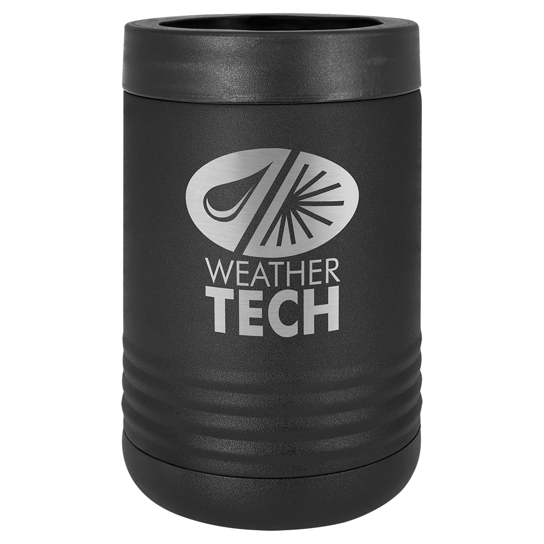 Personalized stainless steel vacuum insulated can and bottle holder with custom engraved name or design