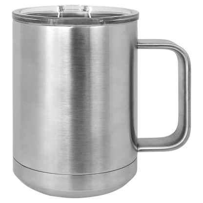 Personalized 15 oz. Insulated Mug with Slider Lid