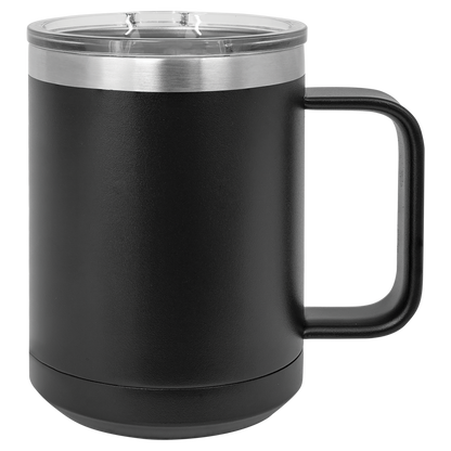 Personalized 15 oz. Insulated Mug with Slider Lid